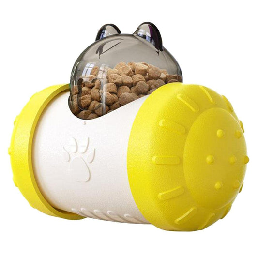 Distributeur de Croquettes pour Chien - BrainChase™ - Jaune - Ammdog.com