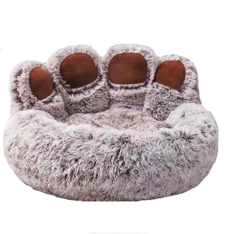 Fluffy Dog Bed Plush Kennel Accessories Pet Products Large Dogs Beds Bedding Sofa Basket Small Mat Cats Big Cushion Puppy Pets - Ammdog.com