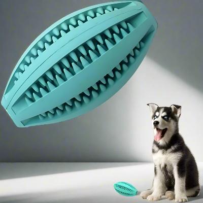 Jouet Interactif pour Chien - ChewBounceBall™ - Bleu Clair - Ammdog.com