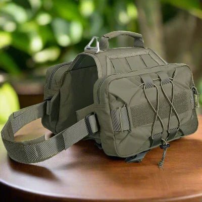 Sac à dos pour chien - BackpackDogHarness™ - Vert - Ammdog.com