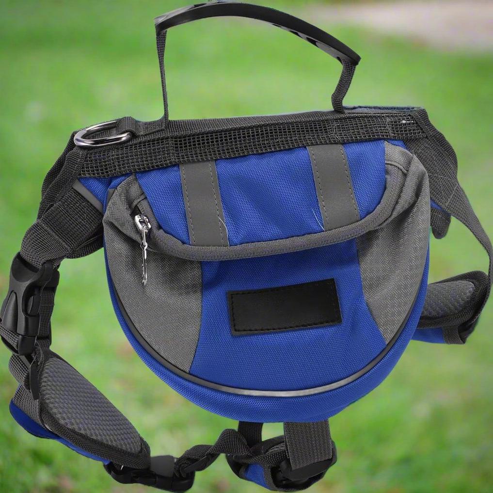 Sac de Voyage Chien - DogBackpack™ - Bleu - Ammdog.com