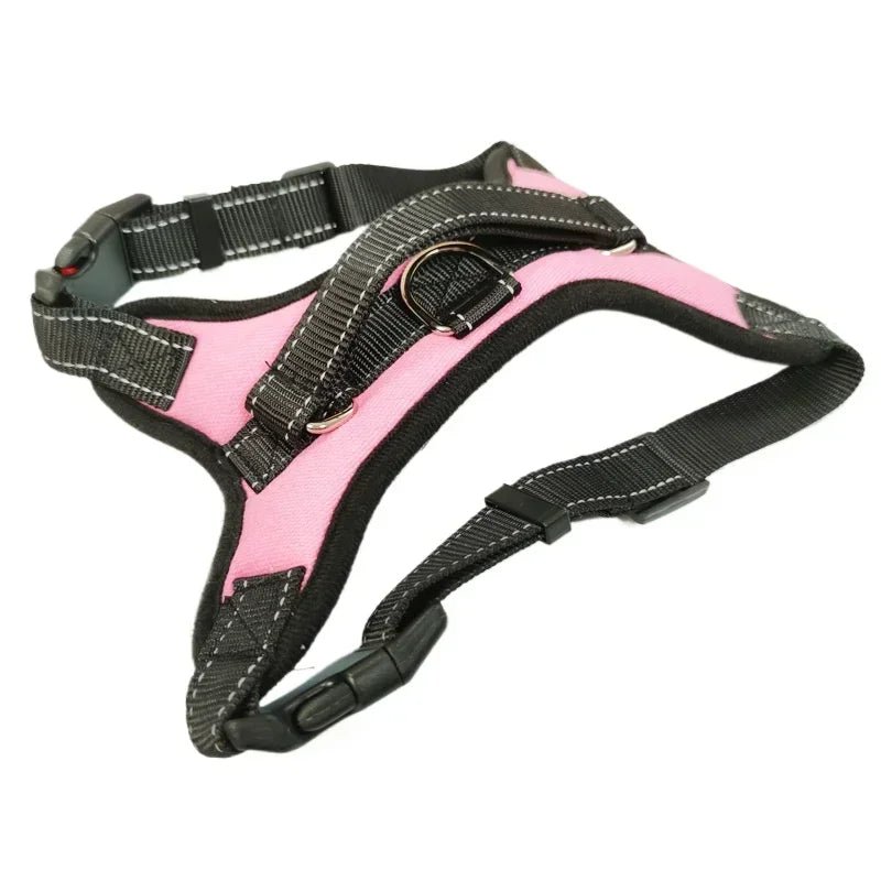 Saddle Dog Harness Reflective Adjustable Pet Harness No Pull Walking Training Small Medium Large Big Dogs Chest Strap Product - Ammdog.com